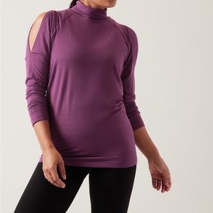 Athleta Cold Shoulder Turtleneck